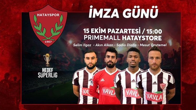 Hatayspor’umuzda İmza Günü