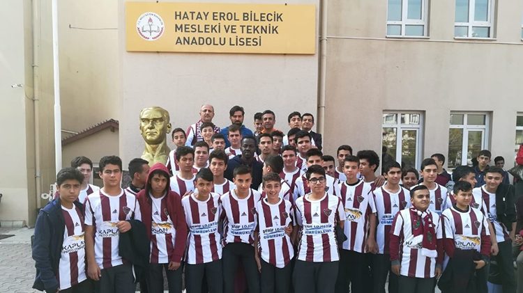 İlhan Palut ve Hamidou Maiga Öğrencilerle Buluştu