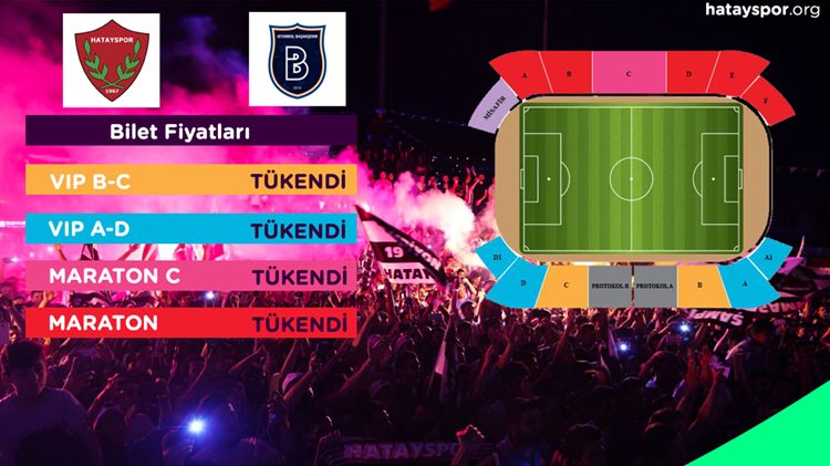 Ve Hatayspor’umuzda Tüm Biletler Tükendi