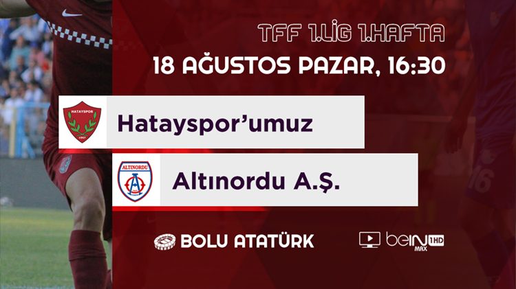 Hatayspor’umuz – Altınordu Maçının Biletleri Satışta