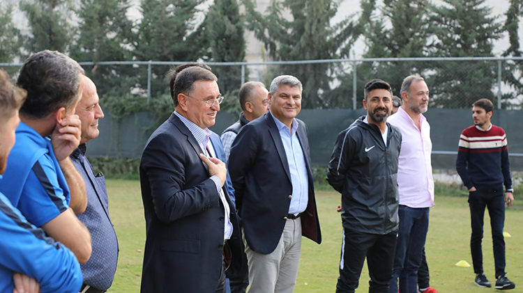 HBB Başkanı Savaş, Hatayspor İdmanında
