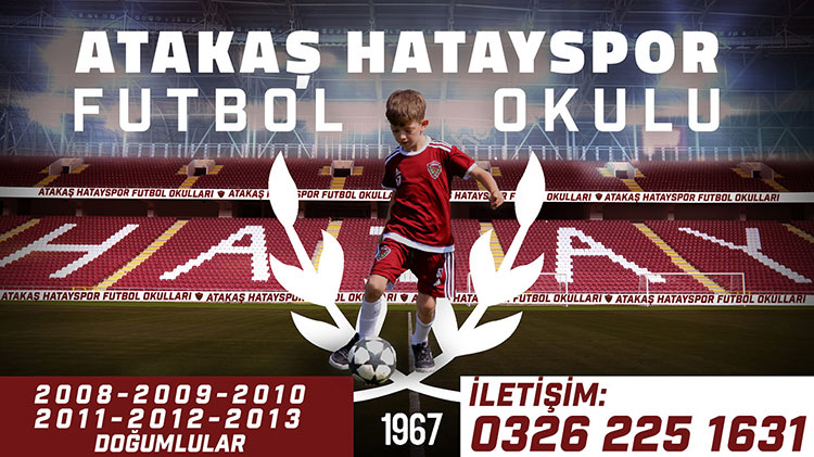Atakaş Hatayspor Futbol Okulları Başlıyor