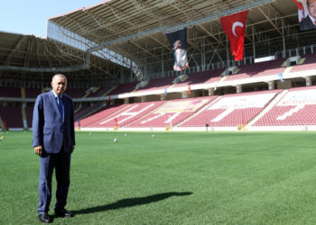 Cumhurbaşkanımız Recep Tayyip Erdoğan, Yeni Hatay Stadyumu’nun Açılışı Yaptı