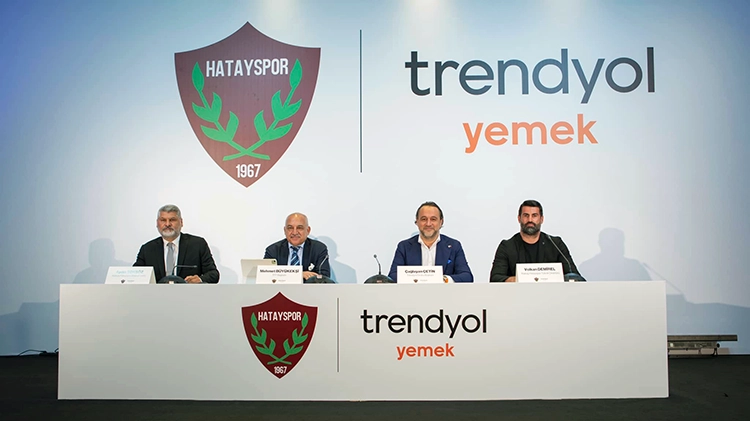 Trendyol Yemek, Hatayspor’umuzun Yeni Sponsoru Oldu